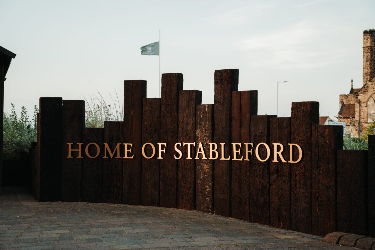 Home of Stableford sign at the clubhouse